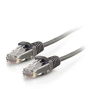 C2g/ cables to go C2G 01089 Cat6 Slim Cable - Snagless Unshielded Slim Network Patch Cable, Gray (3 Feet, 0.91 Meters) 3-feet Grey