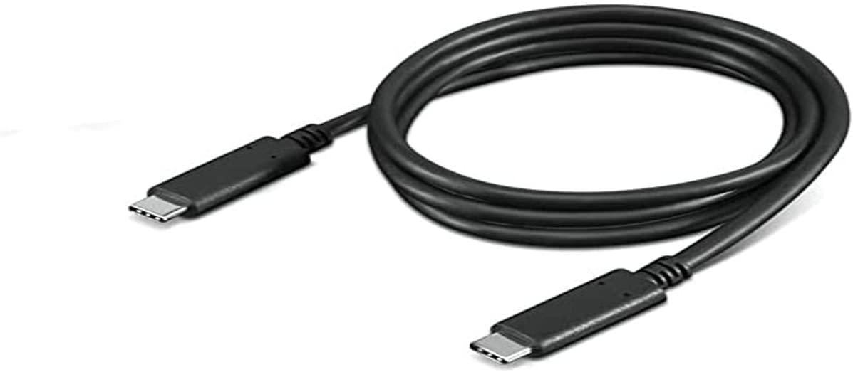 Lenovo USB-C Cable, 4X90U90619, 1 Meter Length, Black