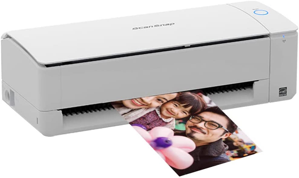 Fujitsu ScanSnap iX1300 Compact Wi-Fi Document Scanner for Mac or PC, White ScanSnap iX1300 White Scanner