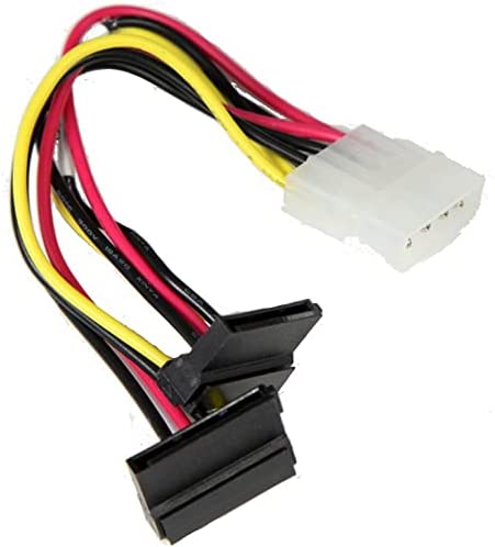 Supermicro 4-Pin to 2X SATA Power Extension Cable (CBL-0082L)