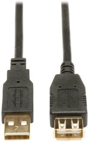 Tripp Lite USB 2.0 Hi-Speed Extension Cable (A M/F) 16-ft. (U024-016),Black 16 ft.