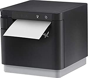 Star Micronics mC-Print3 3-inch Ethernet (LAN) / WLAN/Bluetooth (MFi) / USB/Lightning Thermal POS Printer with CloudPRNT, Cutter, and External Power Supply - Black LAN / WLAN / Bluetooth / USB / Lightning Black