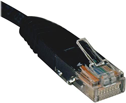 Tripp Lite Cat5e 350MHz Molded Patch Cable (RJ45 M/M) - Black, 5-ft.(N002-005-BK) 5 feet Black