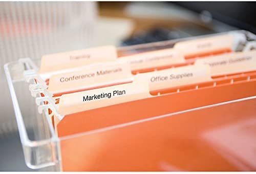 DYMO Standard D1 Labeling Tape for LabelManager Label Makers, Black Print on White Tape, 1/2'' W x 23' L, 1 catridge (45013) 1 Pack Polyester Tape