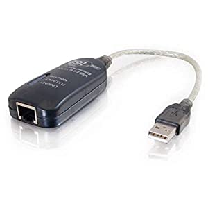 C2g/ cables to go C2G USB Adapter, USB 2.0 Fast Ethernet Network Adapter, 7.5 Inches, Cables to Go 39998