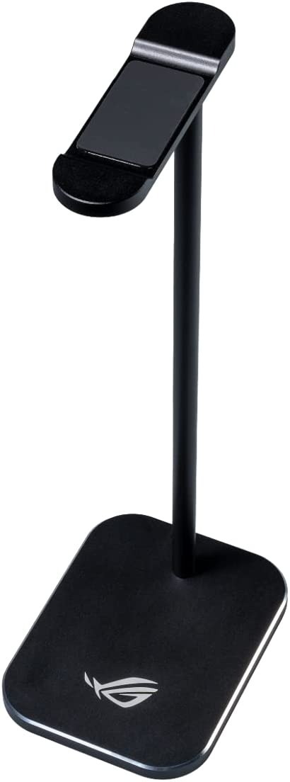 ASUS ROG Metal Gaming Headset Stand | Aluminum Structure, Stable Base, Durable & Scratch-Resistant Build, Rubber Nonslip Feet, Tall Headset Clearance, Easy to Assemble