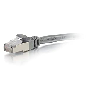 C2g/ cables to go C2G / Cables to Go 00788 Cat6 Snagless Shielded (STP) Network Patch Cable, Gray (25 Feet/7.62 Meters) 25 Feet Grey