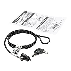 Tripp Lite Laptop Security Lock Keyed Theft Deterrent Cable 4ft 4' (SEC4K) 4ft Key Lock