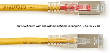 Black box network services BLACK BOX NETWORK SRV - GIGATRUE 3 CAT6. Shielded Patch Cord Yellow 7FT