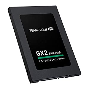 TEAMGROUP GX2 1TB 3D NAND TLC 2.5 Inch SATA III Internal Solid State Drive SSD (Read Speed up to 530 MB/s) Compatible with Laptop & PC Desktop T253X2001T0C101 1TB Grand (GX2)