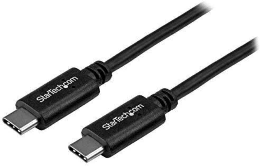 StarTech.com 0.5m USB C Cable - USB 2.0 - M/M - USB-C Charger Cable - USB 2.0 Type C Cable - Short USB C Cable (USB2CC50CM) 1.5 ft/ 0.5 m Standard