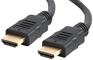 C2g/ cables to go C2G HDMI Cable, 4K, High Speed HDMI Cable, Ethernet, 60Hz, 1 Foot (0.3 Meters), Black, Cables to Go 56781 1 Feet 1 Pack