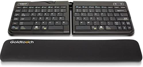 Goldtouch Black Slim Lined Gel Fulled Palm Support