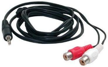 StarTech.com 6 ft. (1.8 m) 3.5mm to RCA Cable - 3.5mm to 2x RCA - Male/Female - 3.5mm to RCA (MU1MFRCA) 6 ft / 2m Female Cable