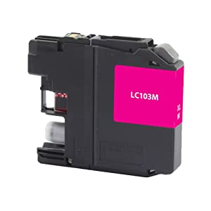 Clover imaging group Clover Imaging Replacement High Yield Ink Cartridge Replacement for Brother LC103XL, Magenta