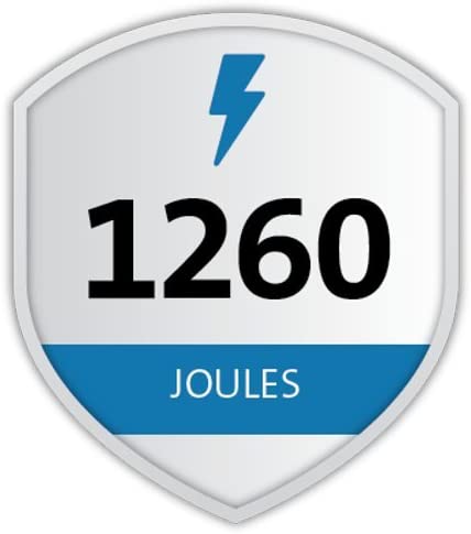 Kensington SmartSockets 6-Outlet, 8-Foot Cord, & 1260 Joules Premium Surge Protector (K62144NA) Rainbow Premium (1260 Joules, 8' Cord)