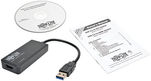 Tripp Lite USB 3.0 SuperSpeed to HDMI Dual Monitor External Video Graphics Card Adapter 512 MB SDRAM - 2048x1152,1080p(U344-001-HDMI-R)