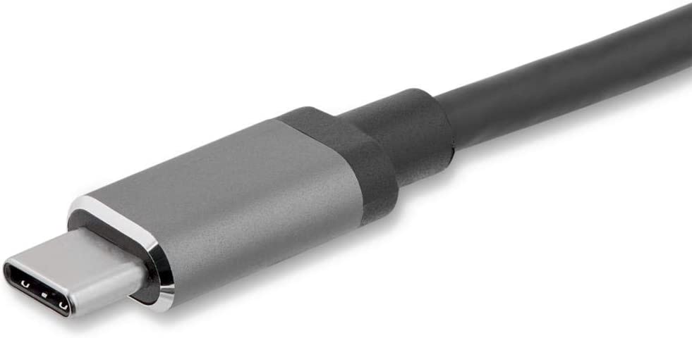 StarTech.com USB-C to VGA and HDMI Adapter - 2-in-1 - 4K 30Hz - Space Grey - Windows & Mac Compatible (CDP2HDVGA)