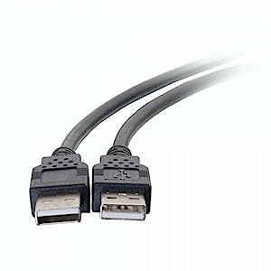 C2G 28105 USB A Male to A Male Cable (1 Meter, Black)