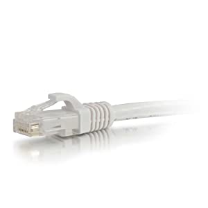 C2g/ cables to go C2G 27168 Cat6 Cable - Snagless Unshielded Ethernet Network Patch Cable, White (125 Feet, 38.1 Meters) 125 Feet/ 38.1 Meters White