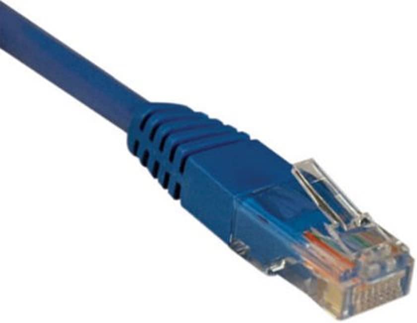 Tripp Lite Cat5e 350MHz Molded Patch Cable (RJ45 M/M) - Blue, 20-ft.(N002-020-BL) 20 feet Blue