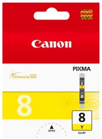 Canon CLI-8 Ink Cartridge, Yellow - in Retail Packaging