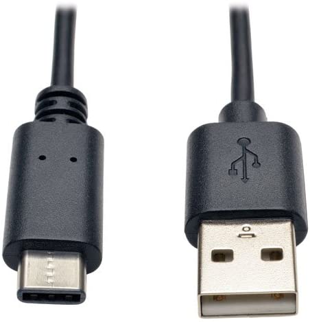 TRIPP LITE USB 2.0 Hi-Speed Cable A Male to USB Type-C Male 6' (U038-006),Black 6-ft.