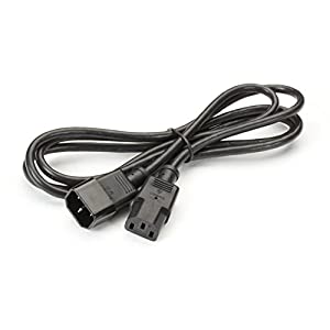 Black box network services Black Box IEC 320 C13 Socket to IEC 320 C14 Plug Molded Extension Power Cord, 6-ft. (1.8-m)
