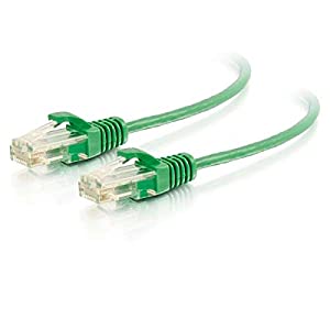 C2g/ cables to go C2G 01161 Cat6 Snagless Unshielded (UTP) Slim Ethernet Network Patch Cable, Green (3 Feet) Green 3'