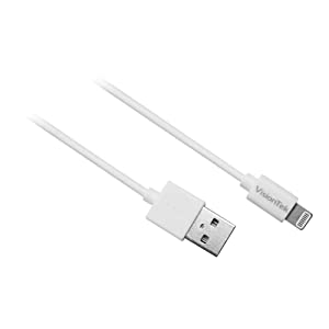 VisionTek Lightning to USB 2 Meter Cable White (M/M)