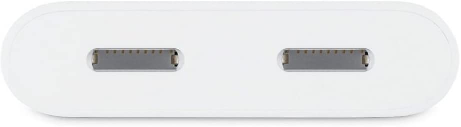 Belkin Lightning Audio + Charge Rockstar, iPhone Lightning Audio Adapter , White Lightning Audio + Lightning Charge Lightning Connector