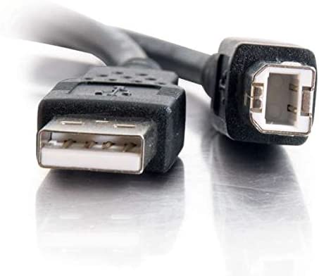 C2g/ cables to go C2G 28104 5m USB Cable - USB 2.0 A to B Cable Black (16.4ft) Black 16.4 Feet USB A Male to B Male