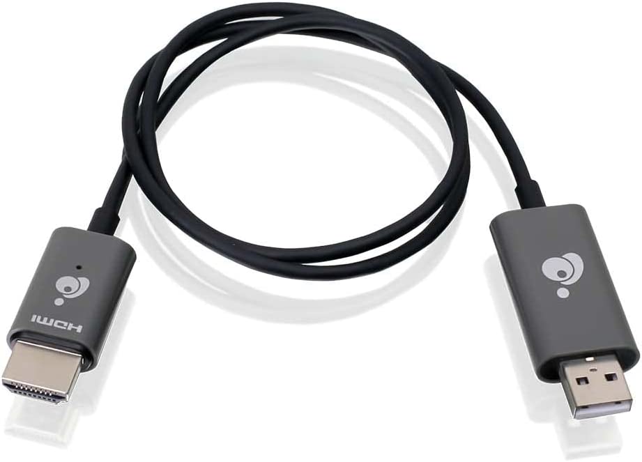 IOGEAR HDMI Wireless Video Sharing Device - 1080p@60Hz - Wireless 2.4/5GHz w/WPA-2 Security - Up to 30Ft in-Room - Mirror Mode - Laptop or Phone to Display - Win Mac OS iOS Android Chrome - GWAVRD