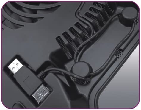 Cooler Master NotePal X-Slim Ultra-Slim Laptop Cooling Pad with 160mm Fan (R9-NBC-XSLI-GP),Black X-Slim Notepal X-Slim Laptop Cooler