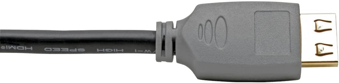 Tripp Lite High Speed 4K HDMI 2.0a Cable with Gripping Connectors (M/M), Black, 25 ft. (P568-025-2A)