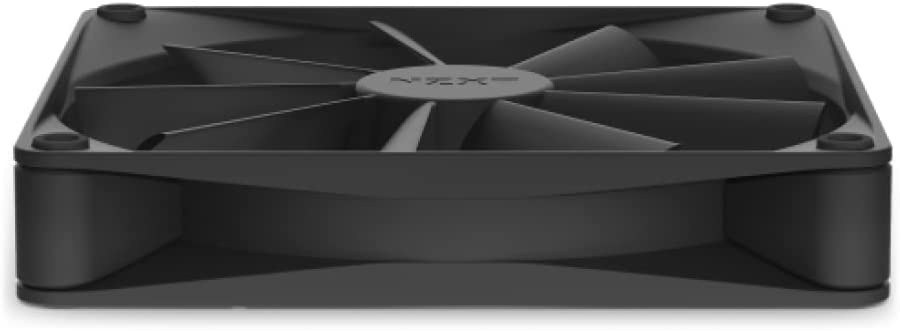 NZXT F140Q Quiet Airflow Fans - RF-Q14SF-B1 - Increase Air Volume - Quiet Operation - Long-Term Durability - 140mm Fan Single Pack - Black