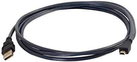 C2g/ cables to go C2G USB Cable, Mini USB Cable, USB 2.0 Cable, USB A to B Cable, 9.84 Feet (3 Meters), Black, Cables to Go 29652 Black 9.8 Feet Ultima USB A to Mini B Male