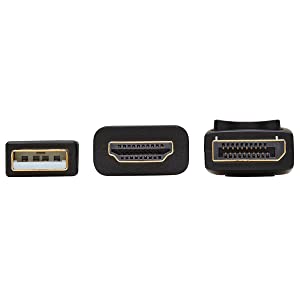 Tripp Lite HDMI to DisplayPort Adapter Cable Active 4K USB Power M/M 1M (P567-01M)