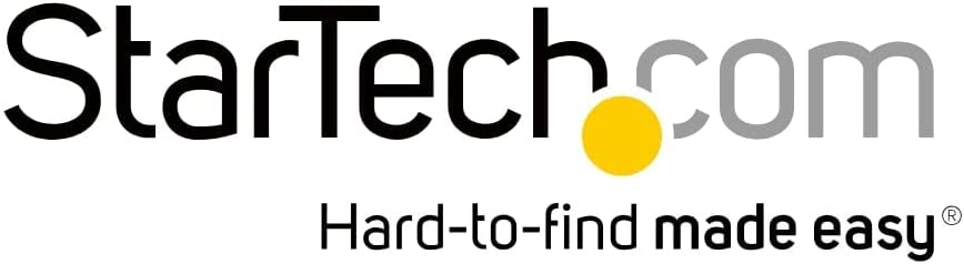 StarTech.com 10ft CAT6a Ethernet Cable - 10 Gigabit Shielded Snagless RJ45 100W PoE Patch Cord - 10GbE STP Network Cable w/Strain Relief - Gray Fluke Tested/Wiring is UL Certified/TIA (C6ASPAT10GR) 10 ft Grey