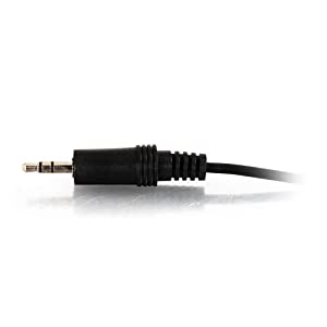 C2g/ cables to go C2G 40413 3.5mm M/M Stereo Audio Cable, Aux Cable, Black (6 Feet, 1.82 Meters)