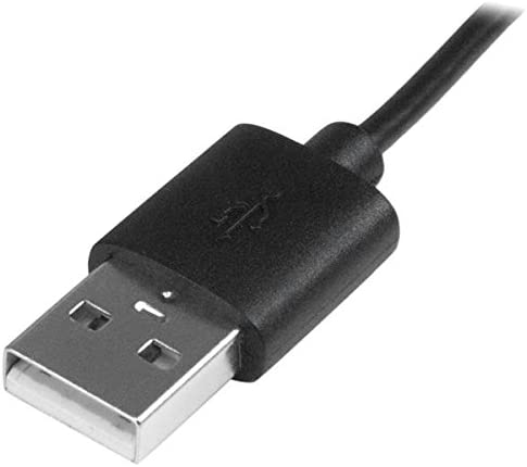 StarTech.com 1m / 3ft USB to Micro USB Cable with LED Charging Light - M/M USB to Micro USB Charging Cable - USB Charger Cable (USBAUBL1M)