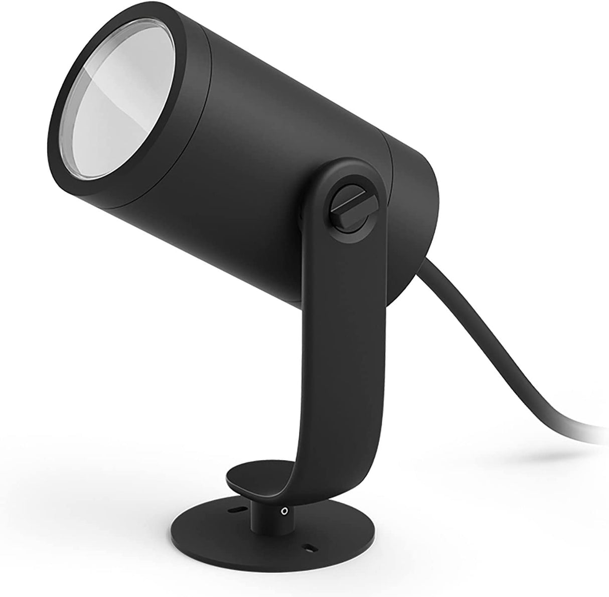 Philips Hue Lily White & Color Outdoor Smart Spot Light Extension (Hue Hub & Power Source Required), 1 Hue White & Color Smart Spot Light + Mount kit, Works with Alexa, HomeKit & Google Assistant