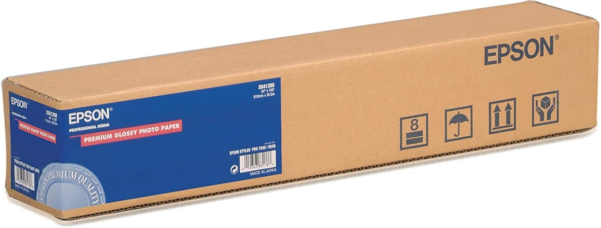 Epson Premium Glossy 24 Inch x 100 Feet Photo Paper (S041390)