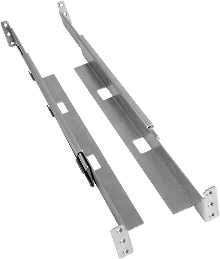 Tripp Lite 4-Post Rack-Mount Shelf Kit Universal for Wallmount Racks 1U (4POSTRAILKITWM), Silver