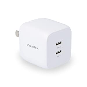 VisionTek 35W GaN II Power Adapter - 2X USB-C - 901534