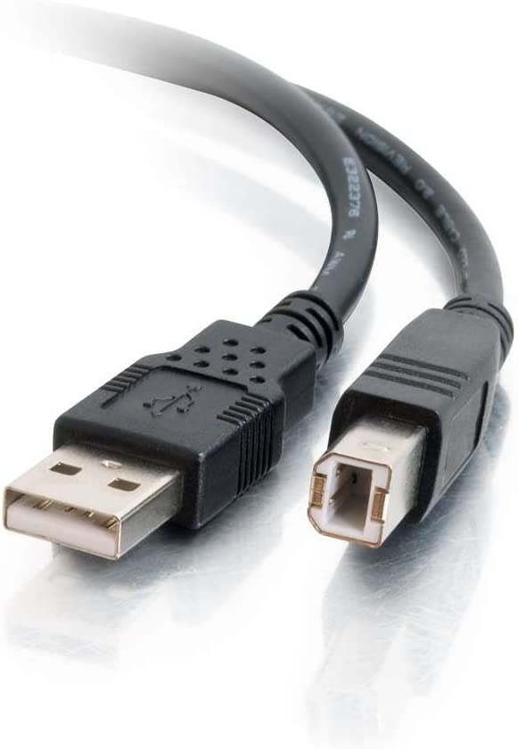C2g/ cables to go C2G 28104 5m USB Cable - USB 2.0 A to B Cable Black (16.4ft) Black 16.4 Feet USB A Male to B Male
