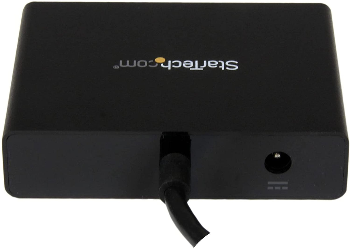 StarTech.com 3-Port Multi Monitor Adapter - DisplayPort 1.2 MST Hub - Dual 4K 30Hz & 1x 1080p - Video Splitter for Extended Desktop Mode on Windows PCs Only - DP to 3x DP Monitors (MSTDP123DP) DisplayPort 1.2 to 3x DisplayPort