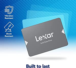 Lexar NS100 256GB 2.5” SATA III Internal SSD, Solid State Drive, Up To 520MB/s Read (LNS100-256RBNA) 256GB NS100 SATA3 Solid State Drive