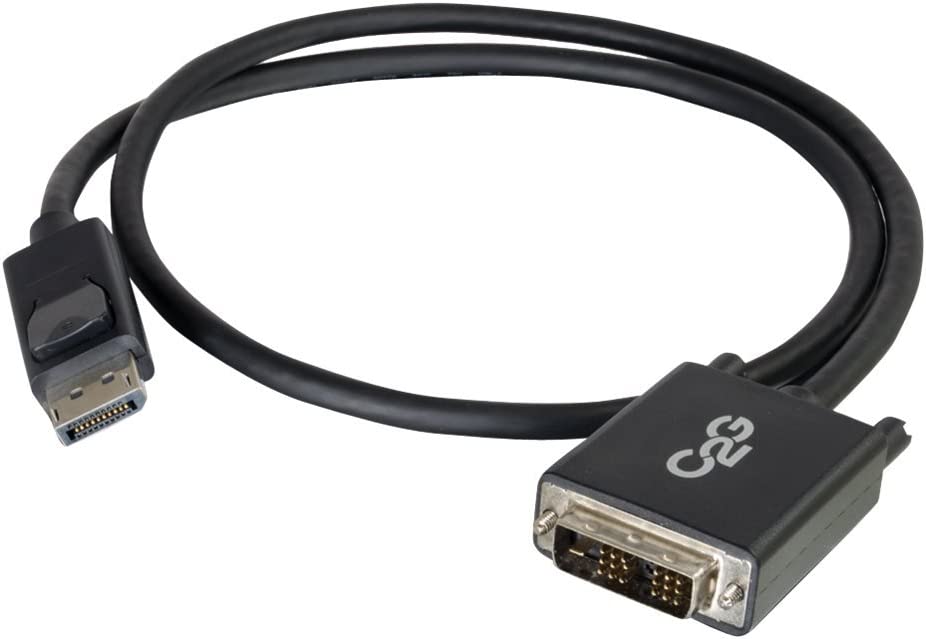 C2g/ cables to go C2G Display Port Cable, Display Port to DVI, Male to Male, Black, 3 Feet (0.91 Meters), Cables to Go 54328 3 Feet DisplayPort To DVI