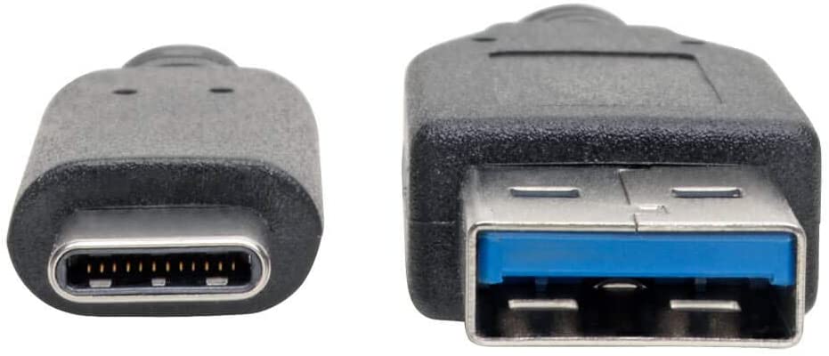 Tripp Lite USB C to USB A Cable, USB 3.1 Gen 1, Male to Male, Black, 6-ft. (U428-006) 6 ft. USB 3.1 Gen 1 Cable (M/M)